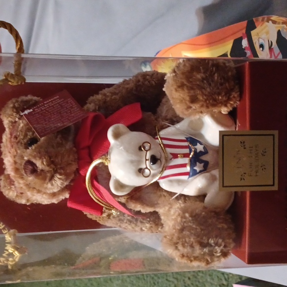 Lenox 100th anniversary American bear🇺🇲 with ornament